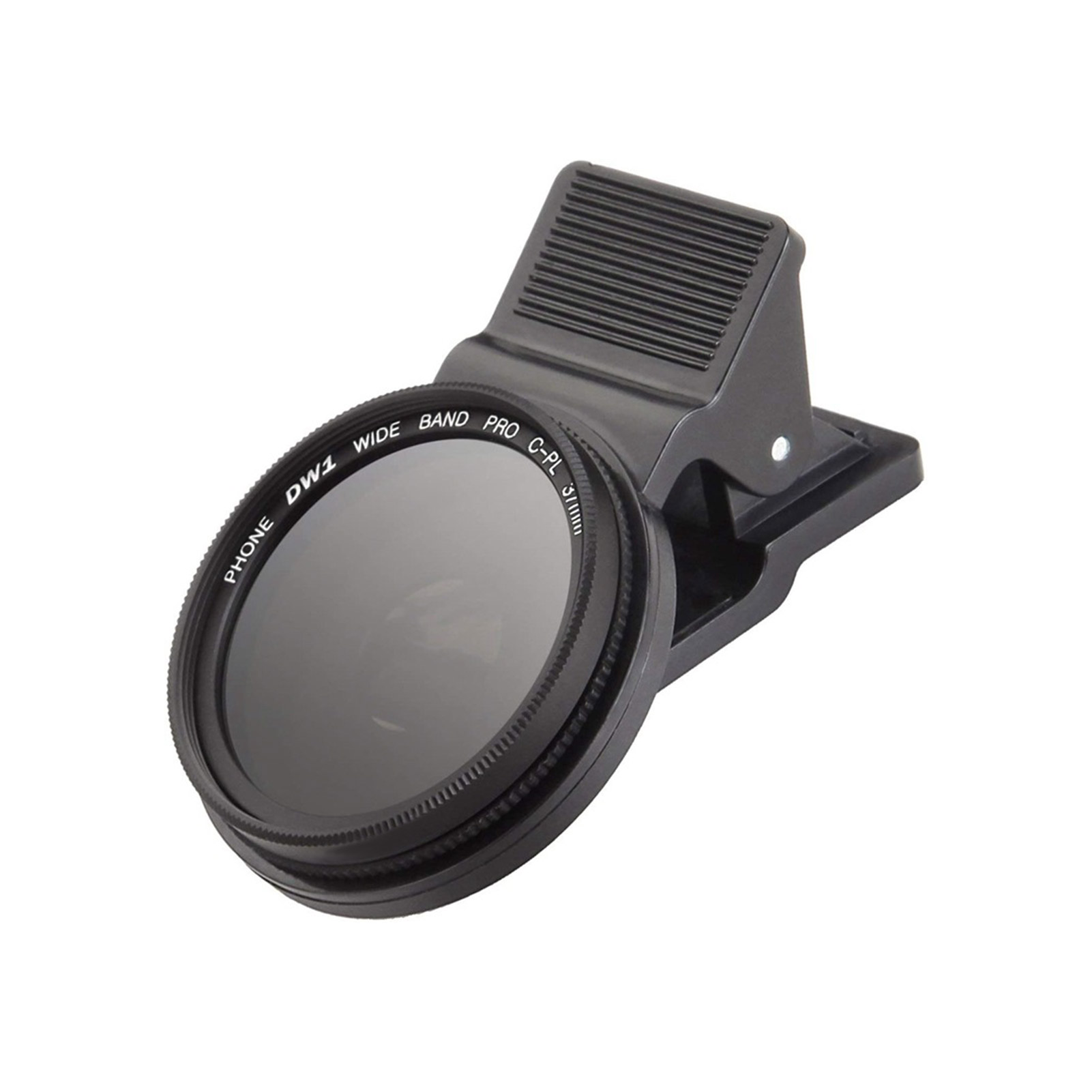 37MM 전화 카메라 렌즈 광학 유리 전문 유니버설 운반 파우치 CPL 필터 외부 원형 편광판 클립 켜기